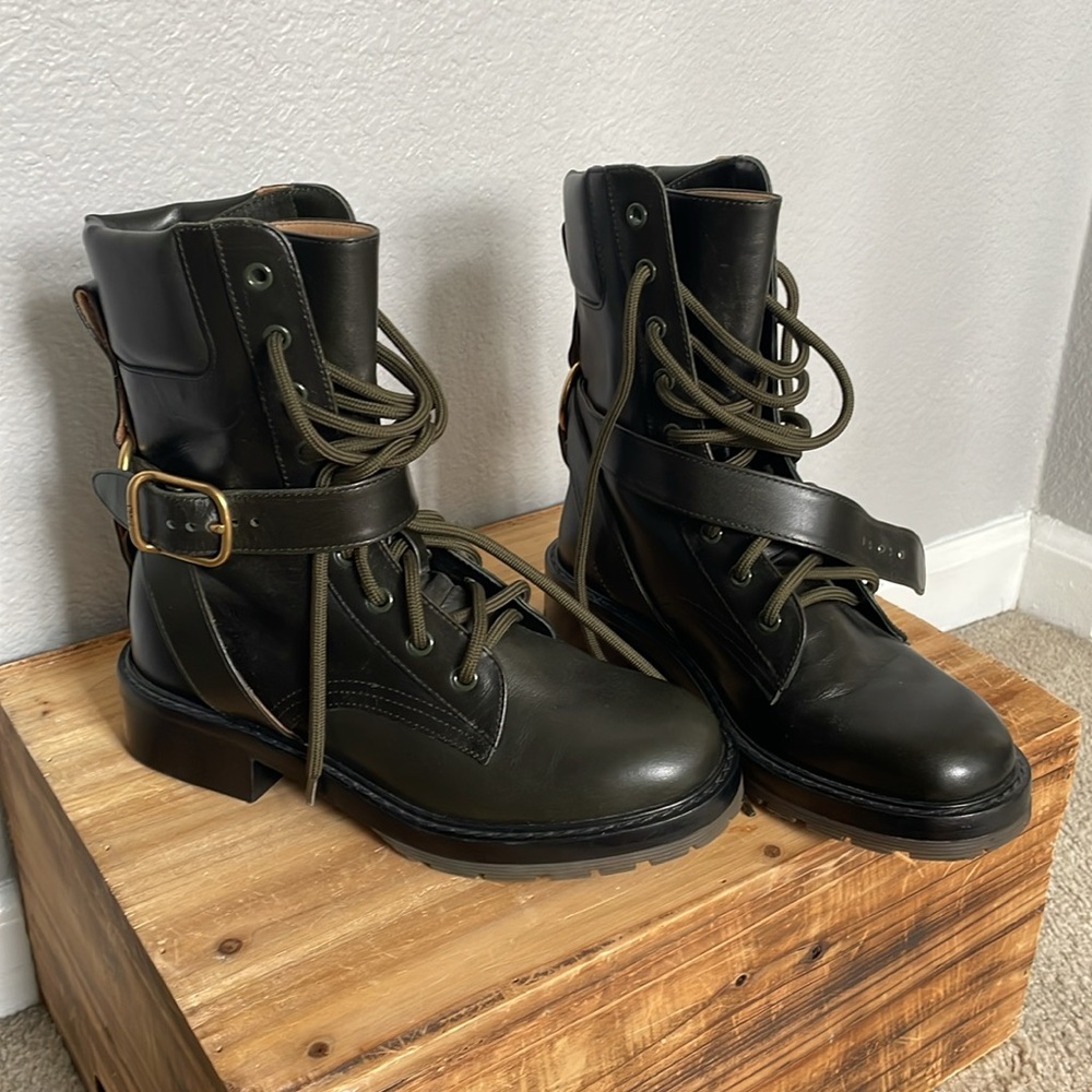 Chloé combat boots Size 37